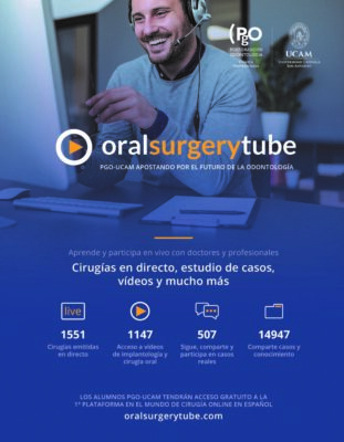 PgO UCAM adquiere la página web Oral Surgery Tube